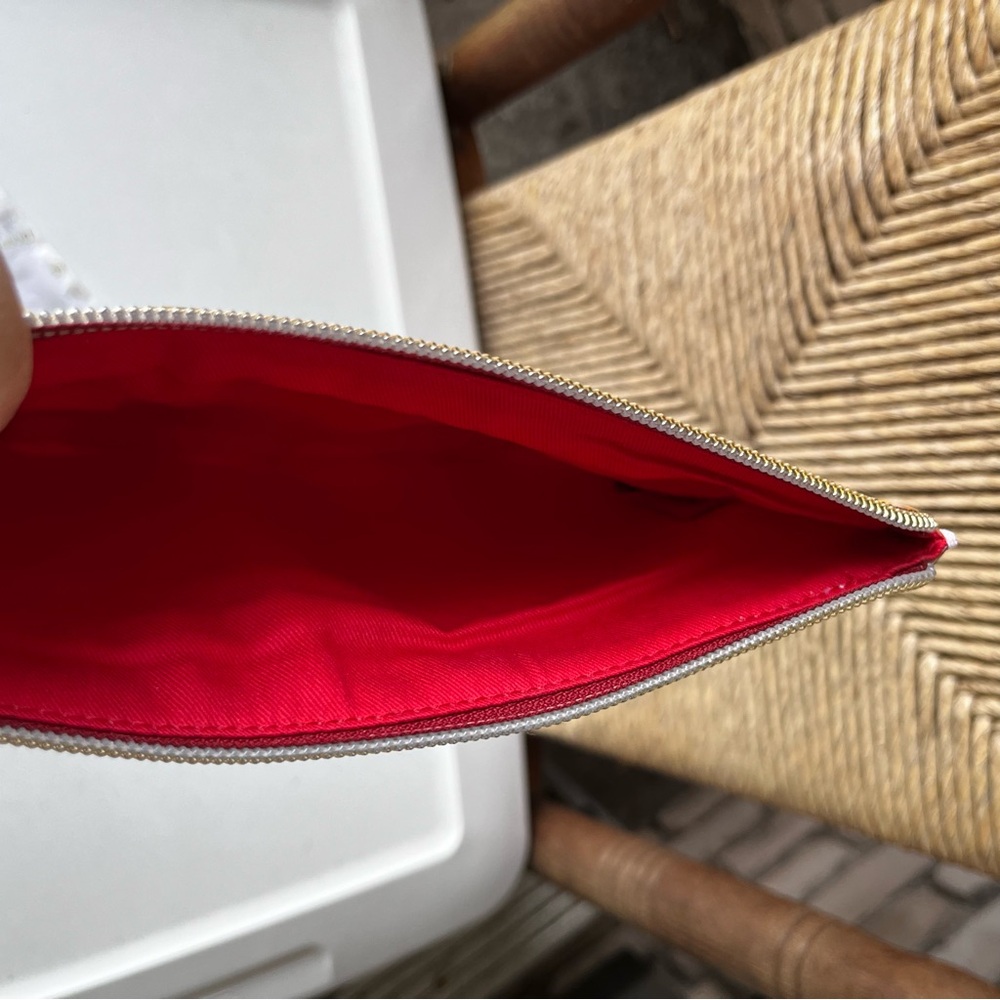 Dooney and Bourke Plaid tartan leather tassel clutch. NWT - Picture 4 of 4